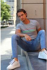 GENERATION-Y Triple Brand T-shirt Grey Rainbow