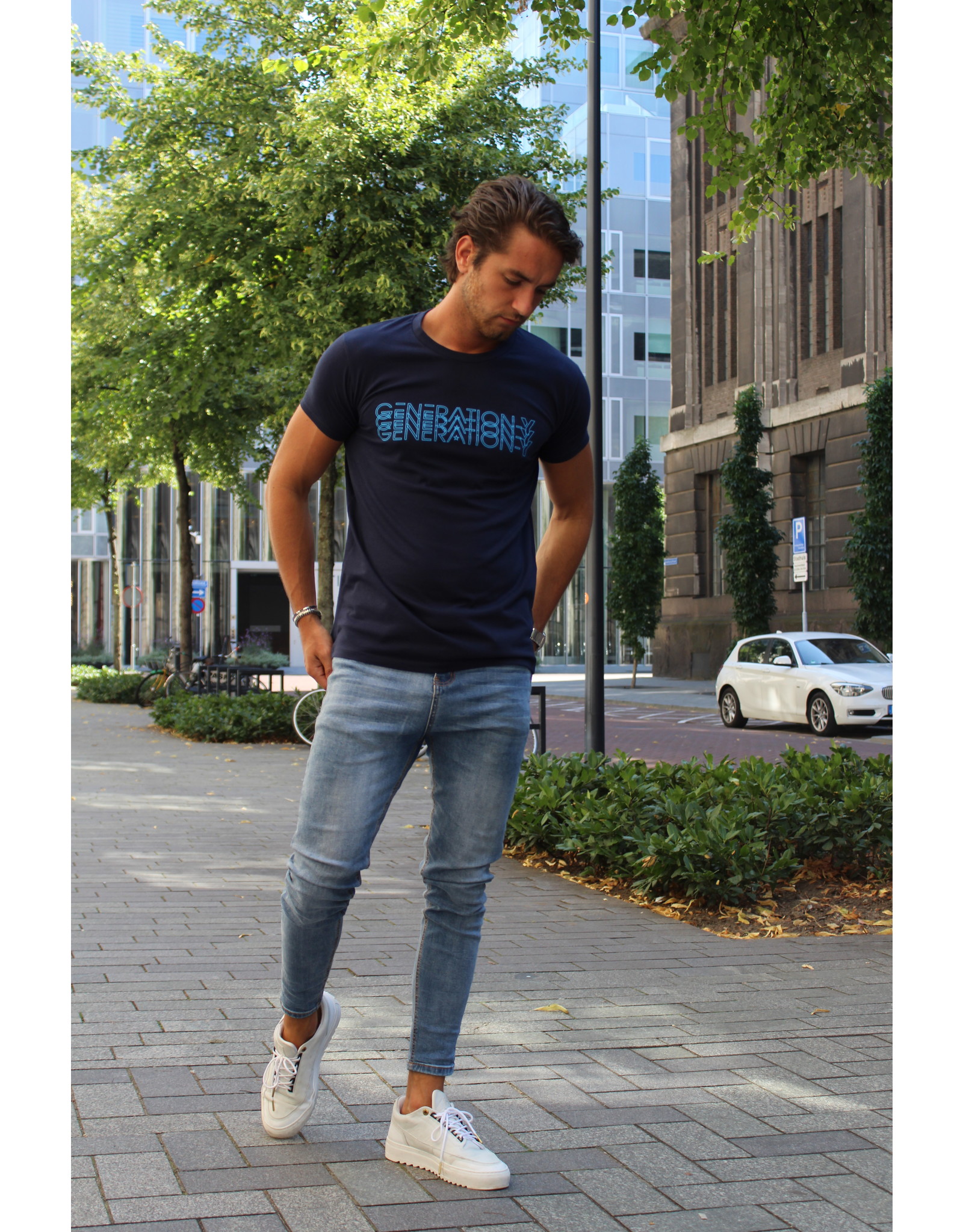 GENERATION-Y Triple Brand Blue T-shirt