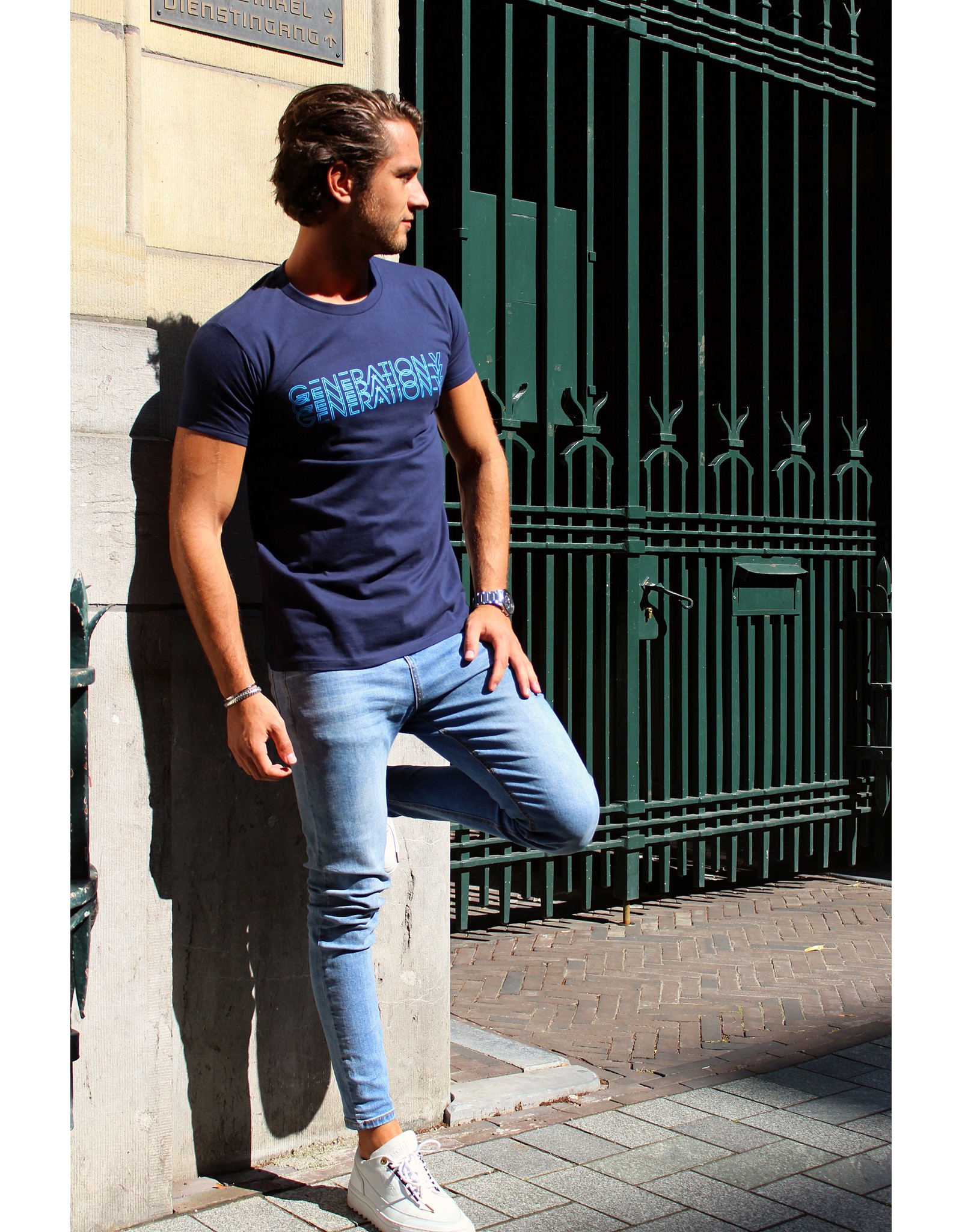 GENERATION-Y Triple Brand Blue T-shirt