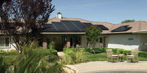 Gaas tegen vogels onder zonnepanelen