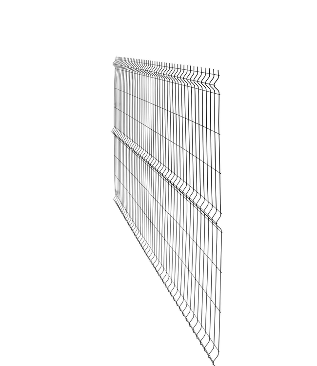 Garmix Enkelstaaf hekwerk zwart 150cm hoog 250cm breed