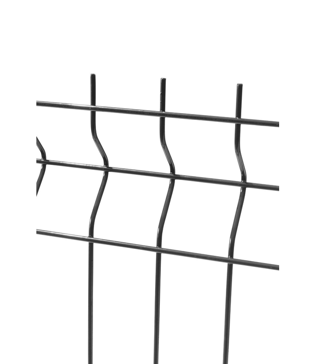 Garmix Enkelstaaf hekwerk zwart 150cm hoog 250cm breed