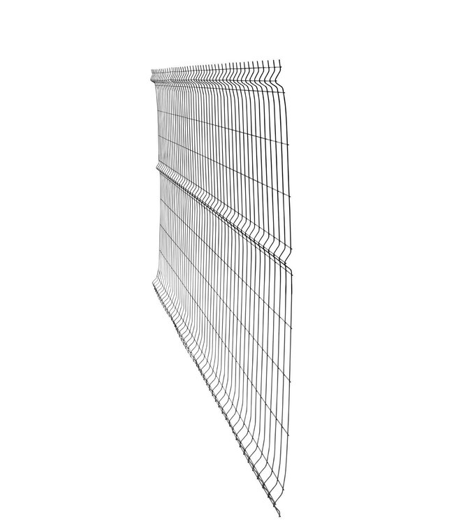 Garmix Enkelstaaf hekwerk zwart 170cm hoog 250cm breed