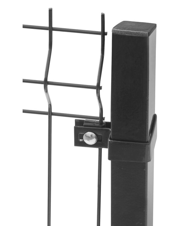 Garmix Enkelstaaf hekwerk zwart 170cm hoog 250cm breed