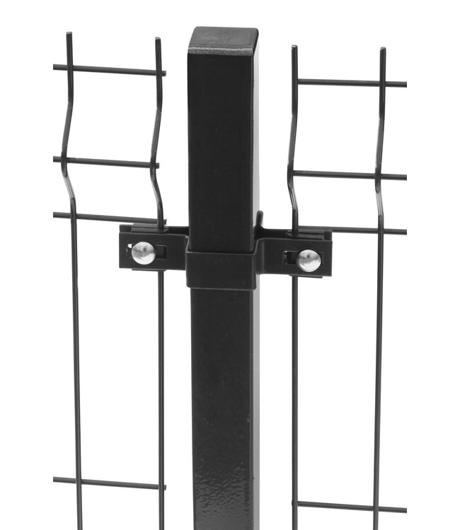 Garmix Enkelstaaf hekwerk zwart 170cm hoog 250cm breed