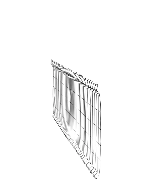 Garmix Enkelstaaf hekwerk zwart 100cm hoog 250cm breed