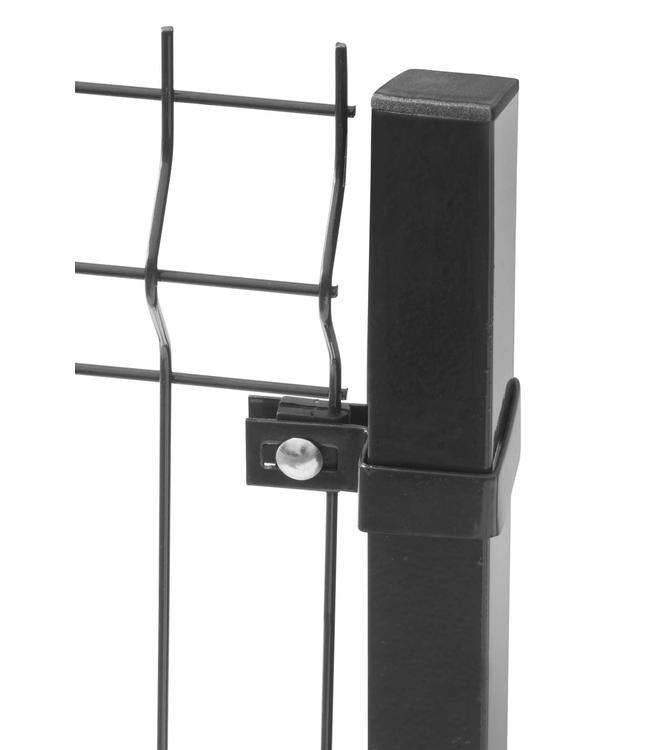 Garmix Enkelstaaf hekwerk zwart 100cm hoog 250cm breed