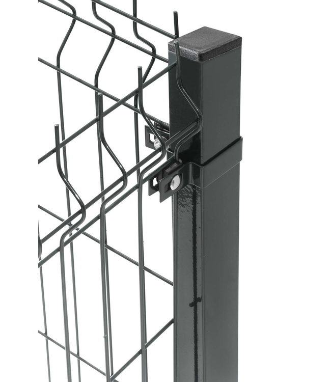 Garmix Enkelstaaf hekwerk zwart 100cm hoog 250cm breed