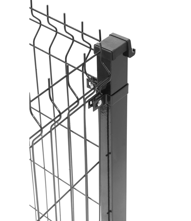 Garmix Paal 4x6cm zwart, 250cm lang