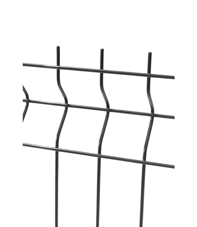 Garmix Enkelstaaf hekwerk zwart 60cm hoog 250cm breed