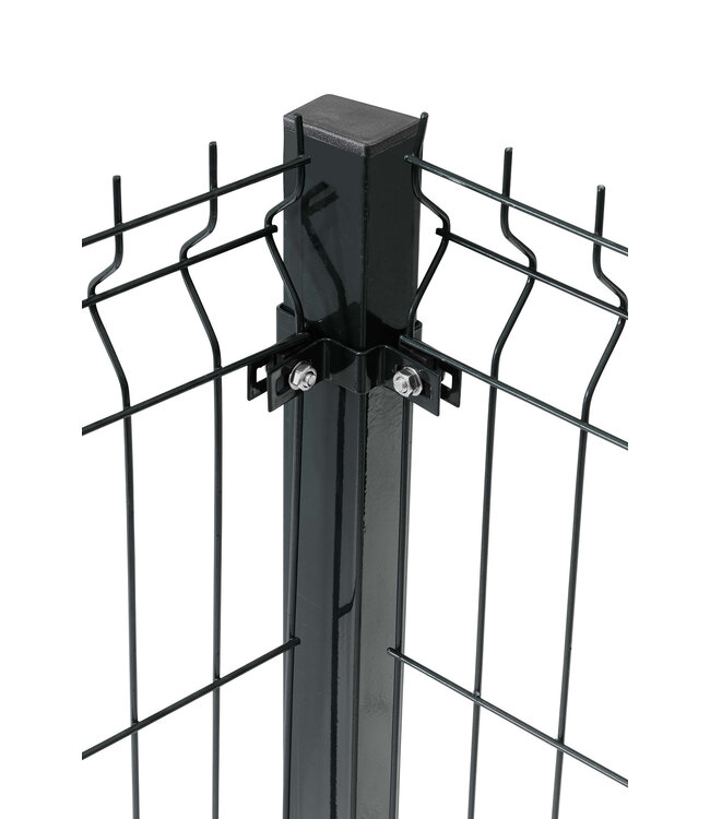 Garmix Enkelstaaf hekwerk zwart 60cm hoog 250cm breed