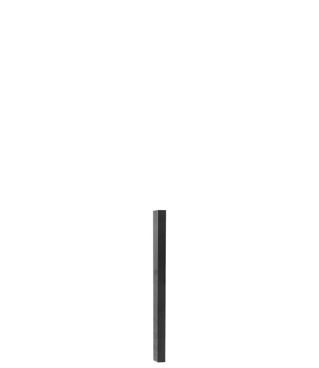 Garmix Paal 4x6cm zwart, 120cm lang