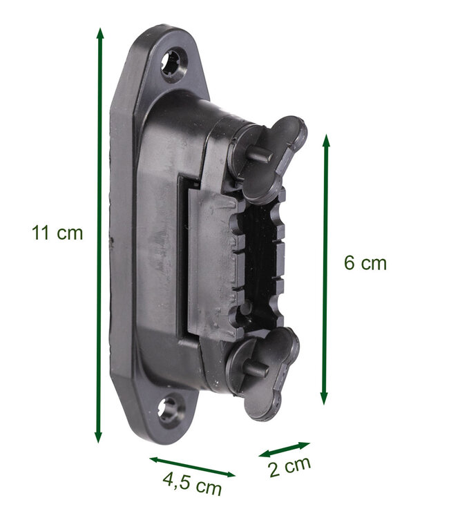 Kence Isolator met vleugelmoer, 10 stuks