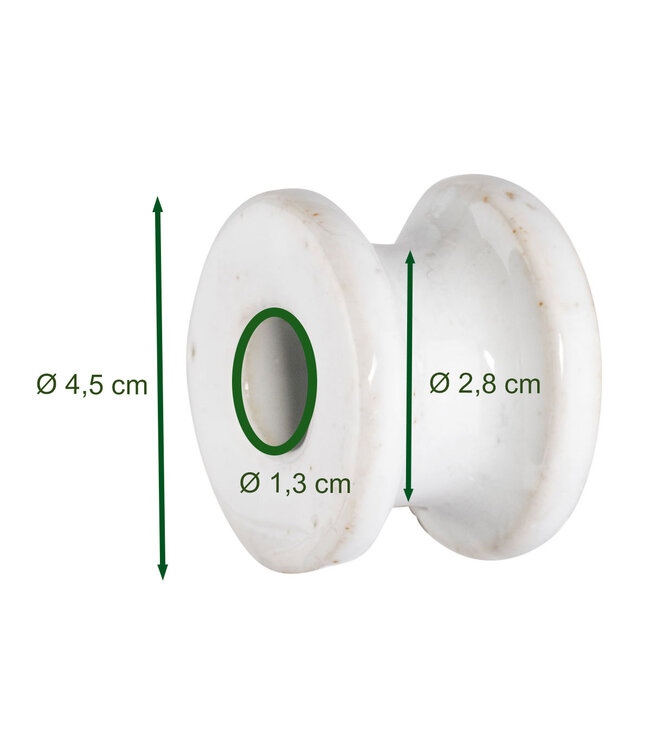 Kence Isolator rol porselein, 4 stuks