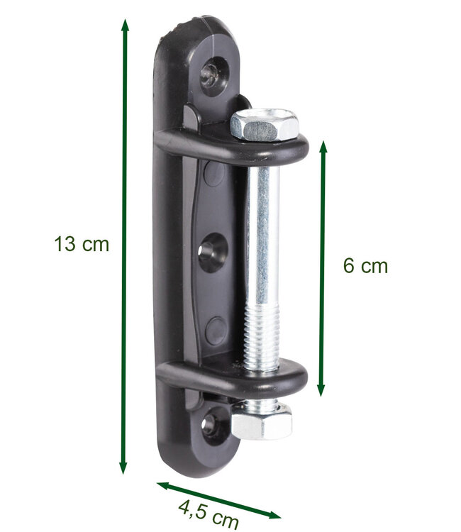 Kence Isolator hoek met bout,  25 stuks