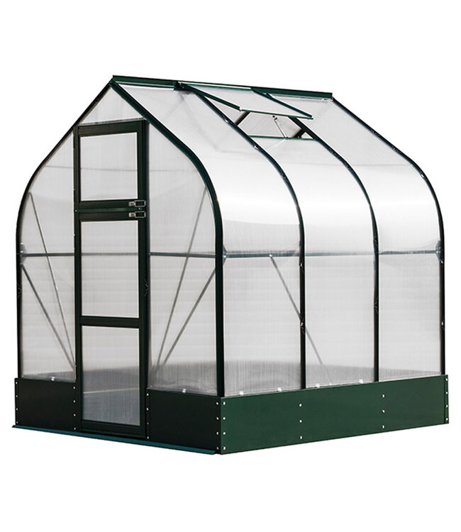 Escala Kweekkas aluminium - gebogen dak - 190 cm breed