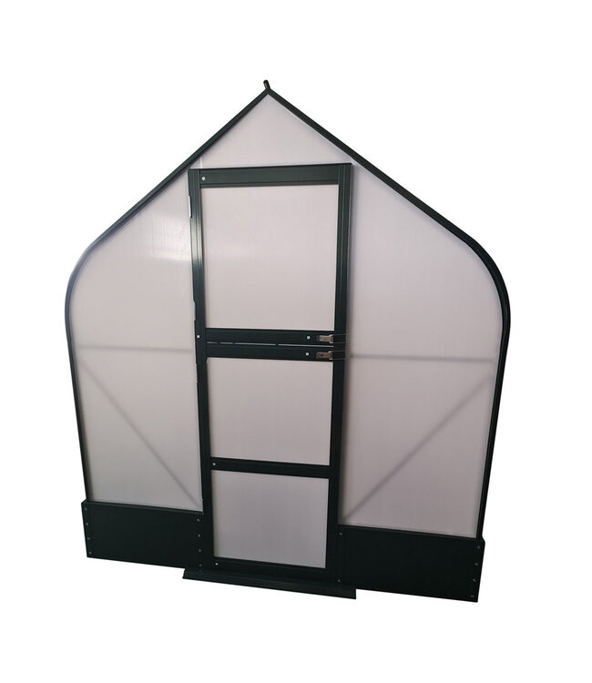 Escala Kweekkas aluminium - gebogen dak - 190 cm breed