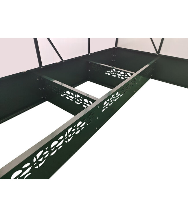 Escala Kweekkas aluminium - gebogen dak - 190 cm breed