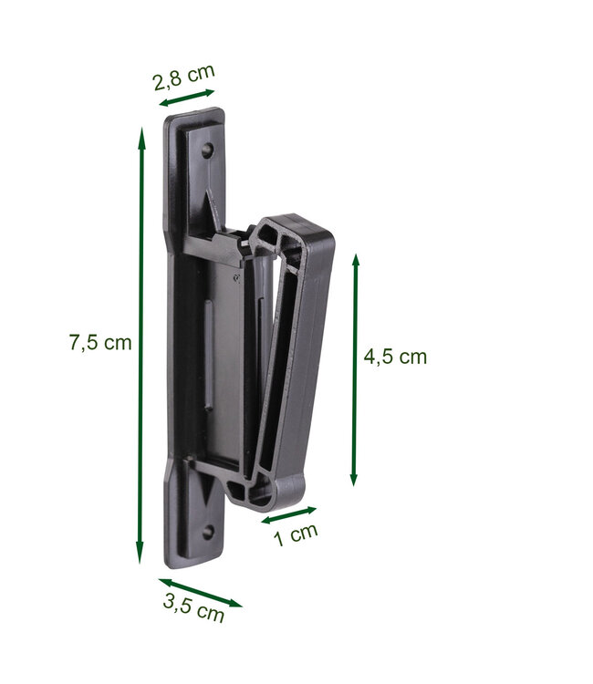 Kence Isolator lint 20 tot 40mm clip, 25 stuks