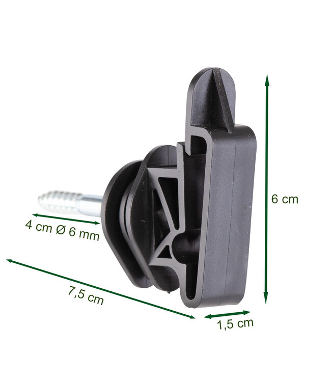 Kence Isolator lint 20 tot 40mm met schroef, 100 stuks