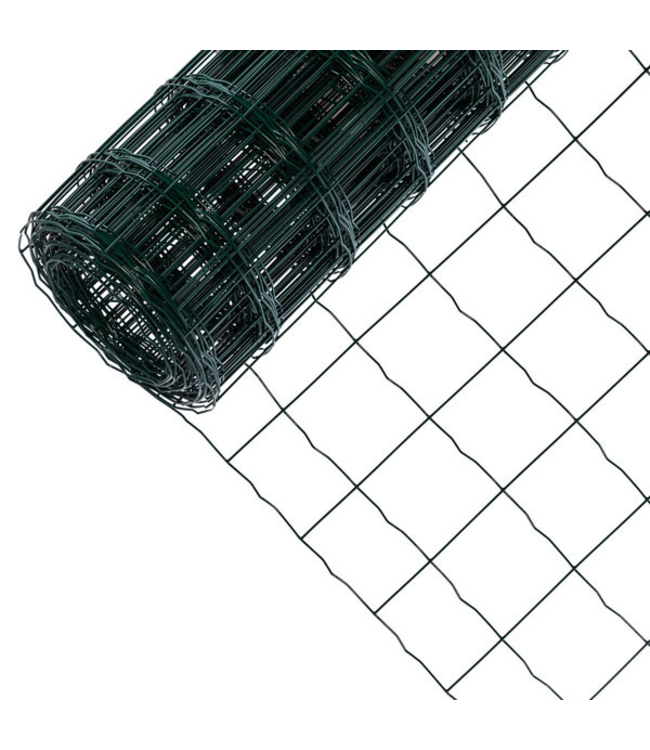 MRT Tuingaas Rol 20m./150cm. (100x100mm) groen geplastificeerd