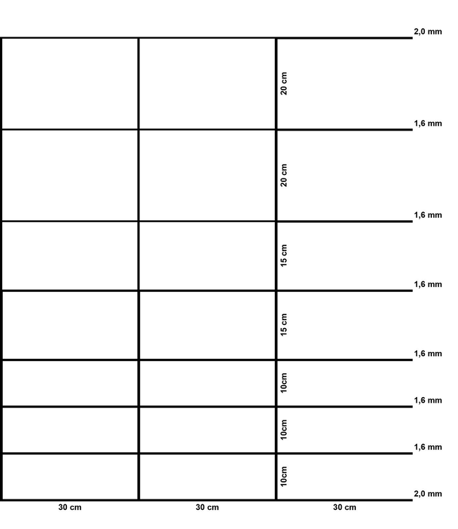 Garmix Schapengaas 2.00mm/1.60mm 100cm-8-30cm