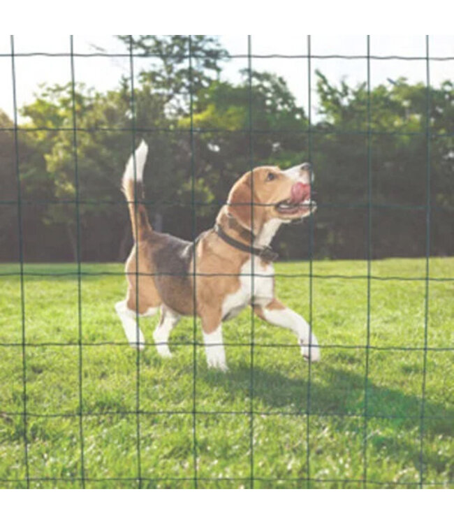 Garmix Tuingaas groen 100x75mm 150cm 2.1mm 25m