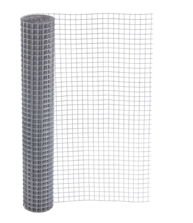 Garmix Volieregaas 25x25mm 2mm 100cm x 5m verzinkt