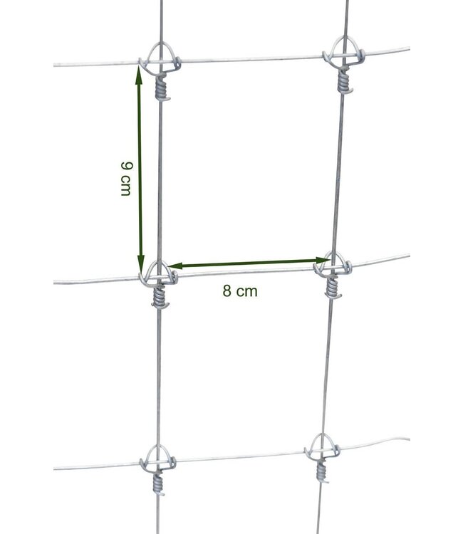 Garmix Geiten - paardengaas 120cm 13d. 50m verzinkt High Tensile (HT)