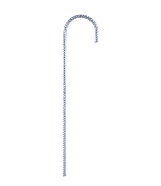 Garmix 10x Grondanker staal 10mm 40cm Verzinkt