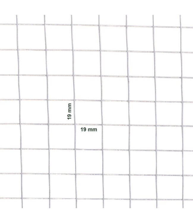 Garmix Volieregaas 19x19mm 1,45mm 100cm x 20m Verzinkt