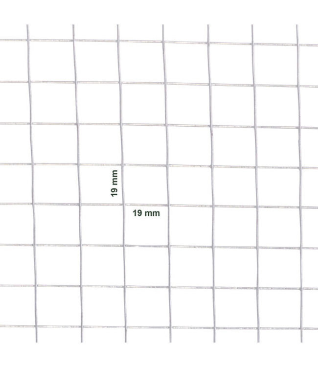 Kence Volieregaas 19x19mm 1,50mm 100cm x 25m RVS