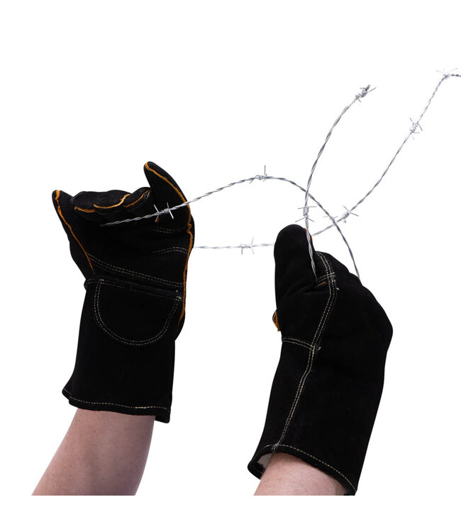 Garmix Handschoenen montage prikkeldraad en scheermesdraad