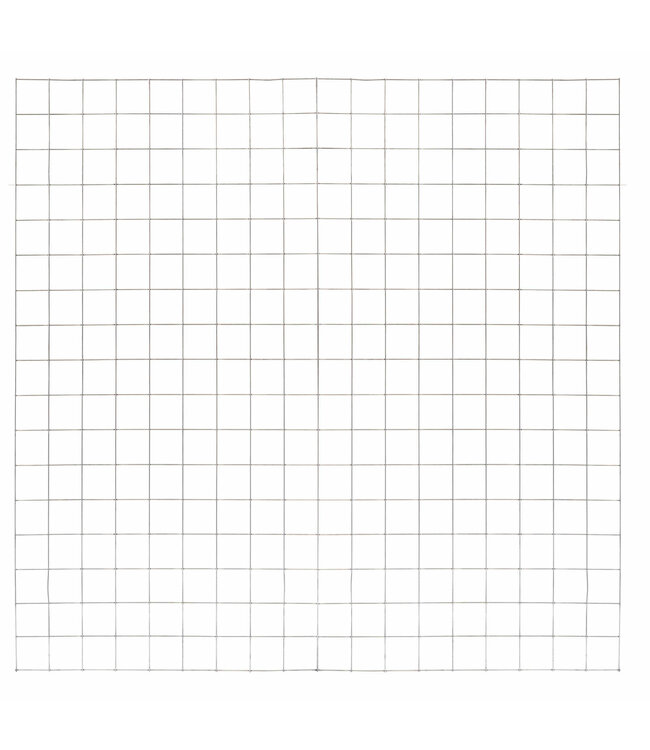Garmix Gaaspaneel gegalvaniseerd, maas 10x10cm, 180x180cm