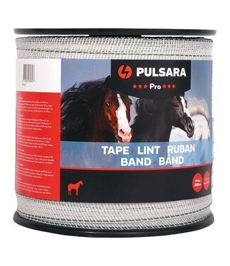 Pulsara Schriklint Pro 20 mm 200 m wit/groen