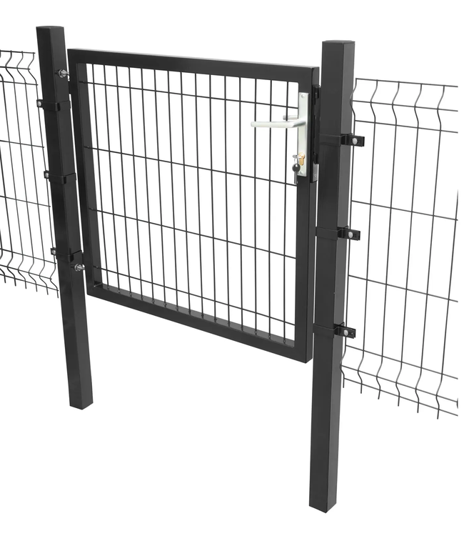 Garmix Poort enkelstaafs  Zwart 140cm hoog