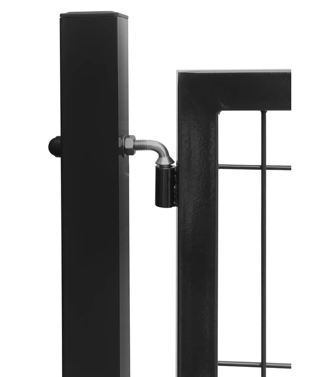 Garmix Poort enkelstaafs  Zwart 140cm hoog