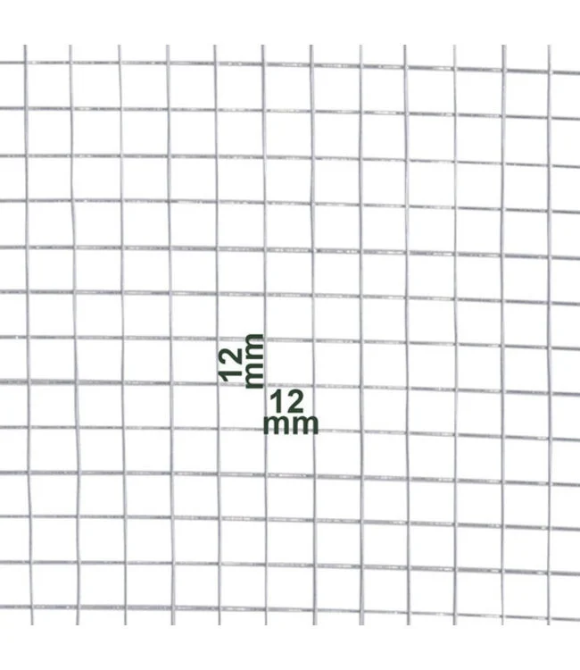 Kence Volieregaas 12x12mm 1,20mm 100cm x 1m RVS