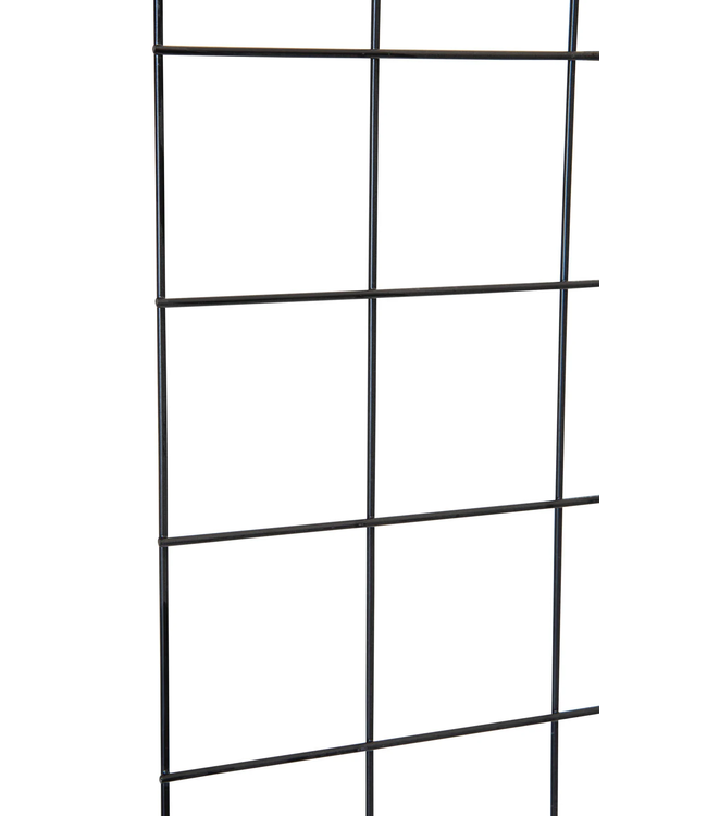 Garmix Gaaspaneel zwart gecoat, maas 15x15cm, 90x180cm