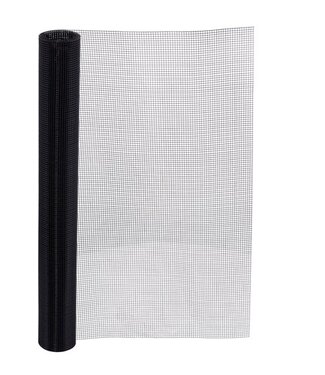Garmix Volieregaas 6 x 6mm 0,70mm 100cm x 1m Zwart gecoat RVS