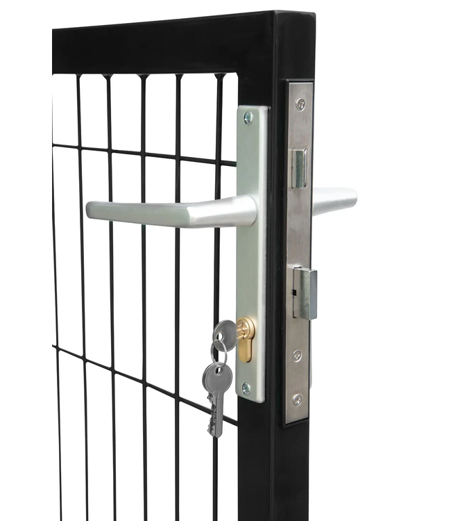 Garmix Poort enkelstaafs  Zwart 120cm hoog