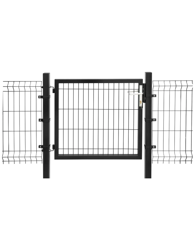 Garmix Poort enkelstaafs  Zwart 160cm hoog