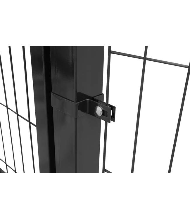 Garmix Poort enkelstaafs  Zwart 160cm hoog