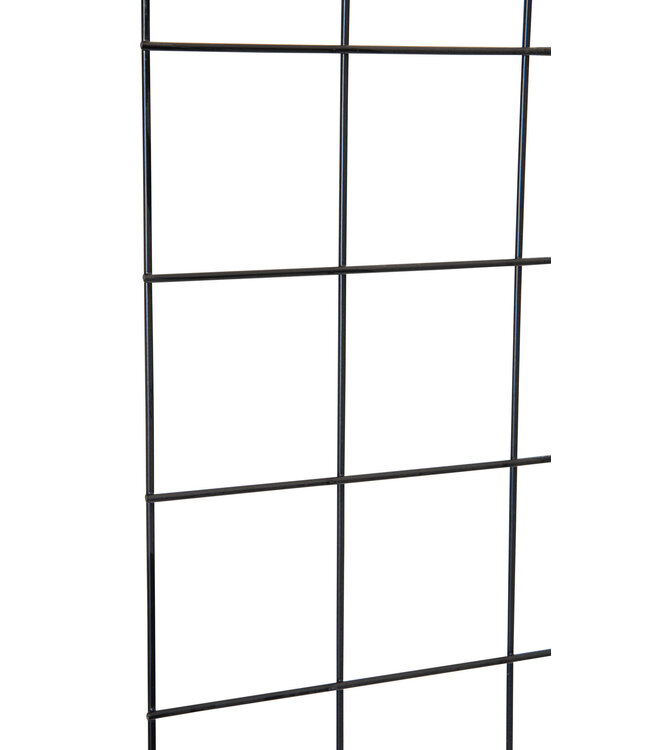 Garmix Gaaspaneel zwart gecoat, maas 5x5cm, 180x180cm