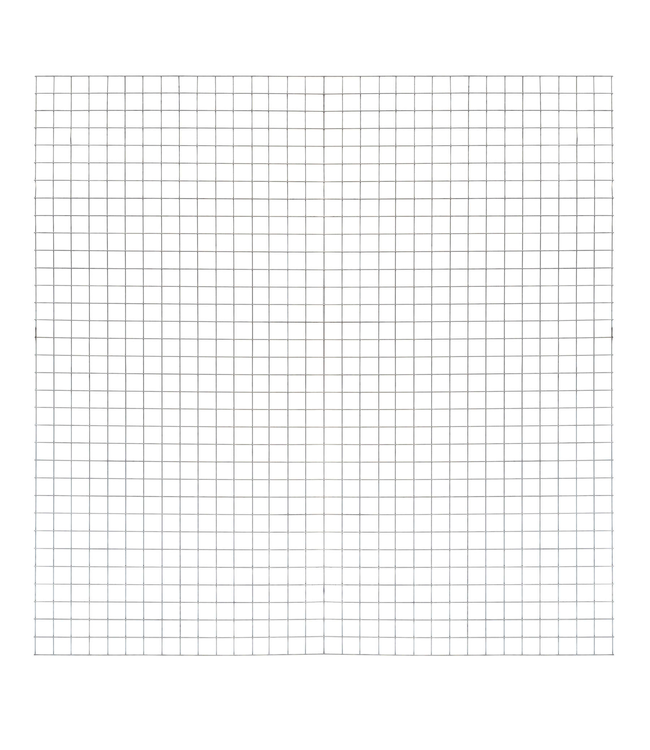 Garmix Gaaspaneel gegalvaniseerd, maas 5x5cm, 180x180cm