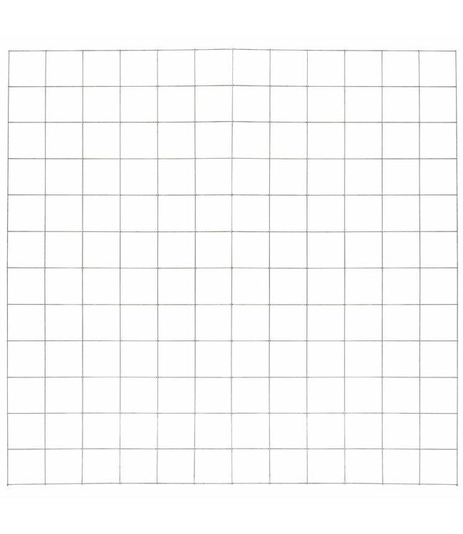 Garmix Gaaspaneel gegalvaniseerd, maas 15x15cm, 180x180cm