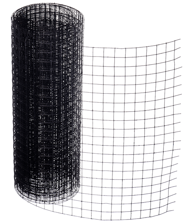 Kence Volieregaas 25x25mm 1,2mm 50cm x 10m Zwart