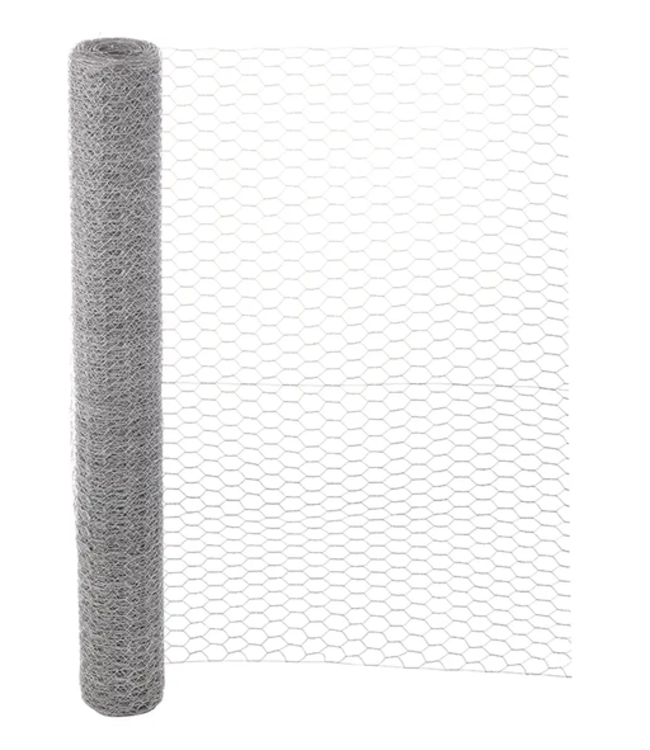 Garmix Kippengaas 25mm 0.8mm 200cm 25m Verzinkt