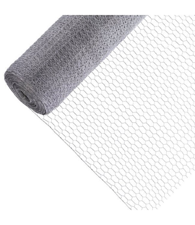 Garmix Kippengaas 13mm 0,70mm 100cm x 50m Verzinkt