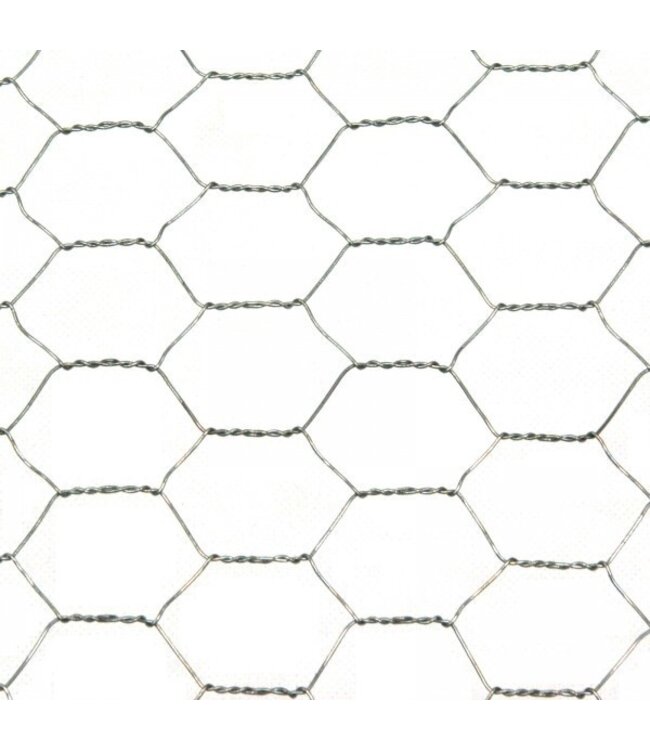 Garmix Kippengaas 25mm 0,80mm 75cm x 10m Verzinkt